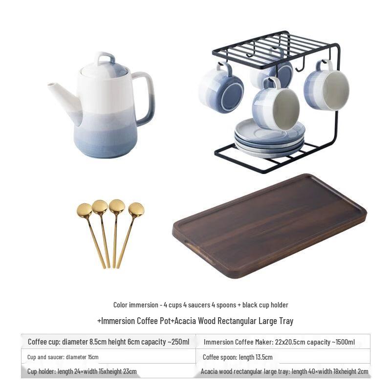 

Nordic Ceramic Coffee Cup & Saucer Set