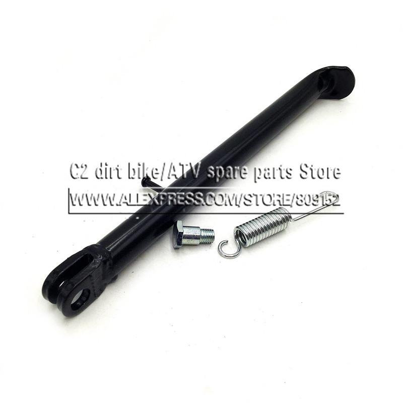 240MM - 420MM Dirt Pit Bike Sidestand with Spring Set 125cc 110cc 140cc for BSE Side Kick Stand for TTR  10 12 14 16 Inch