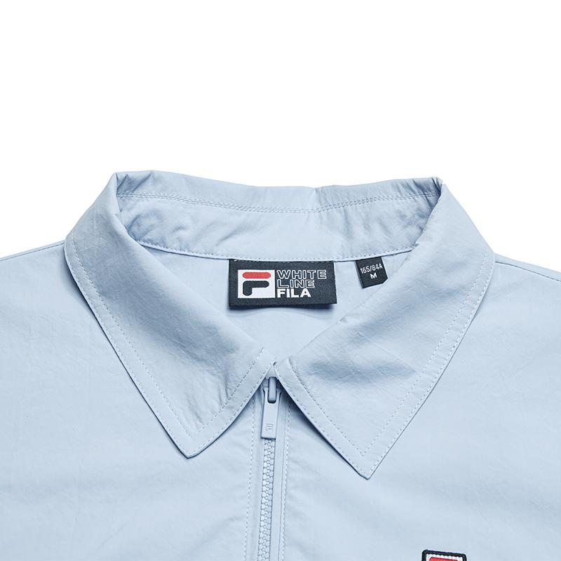 FILA Heritage Half-Zip Simple Solid Color Polo Dress Women dresses F11W638308FLB