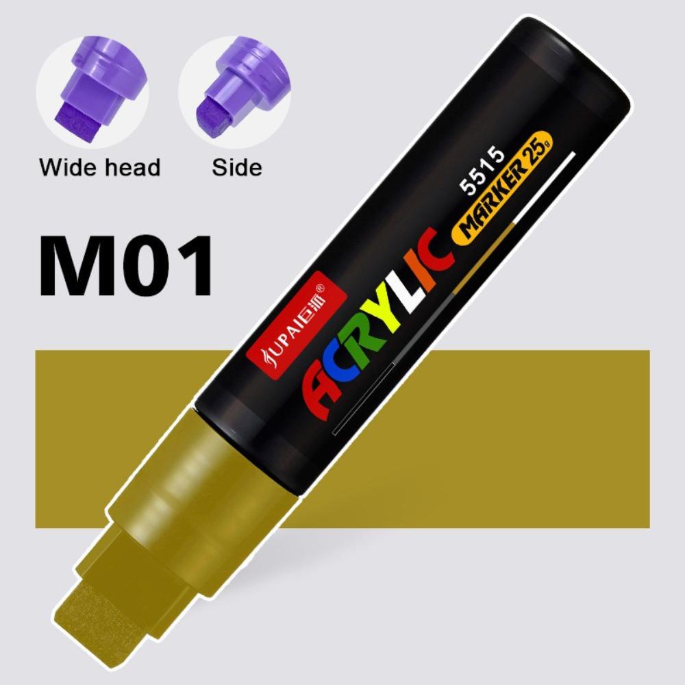 Large Capacity Acrylic Marker Pen 8MM/15MM Line Width Wide Head Marker Pen Advertising Poster