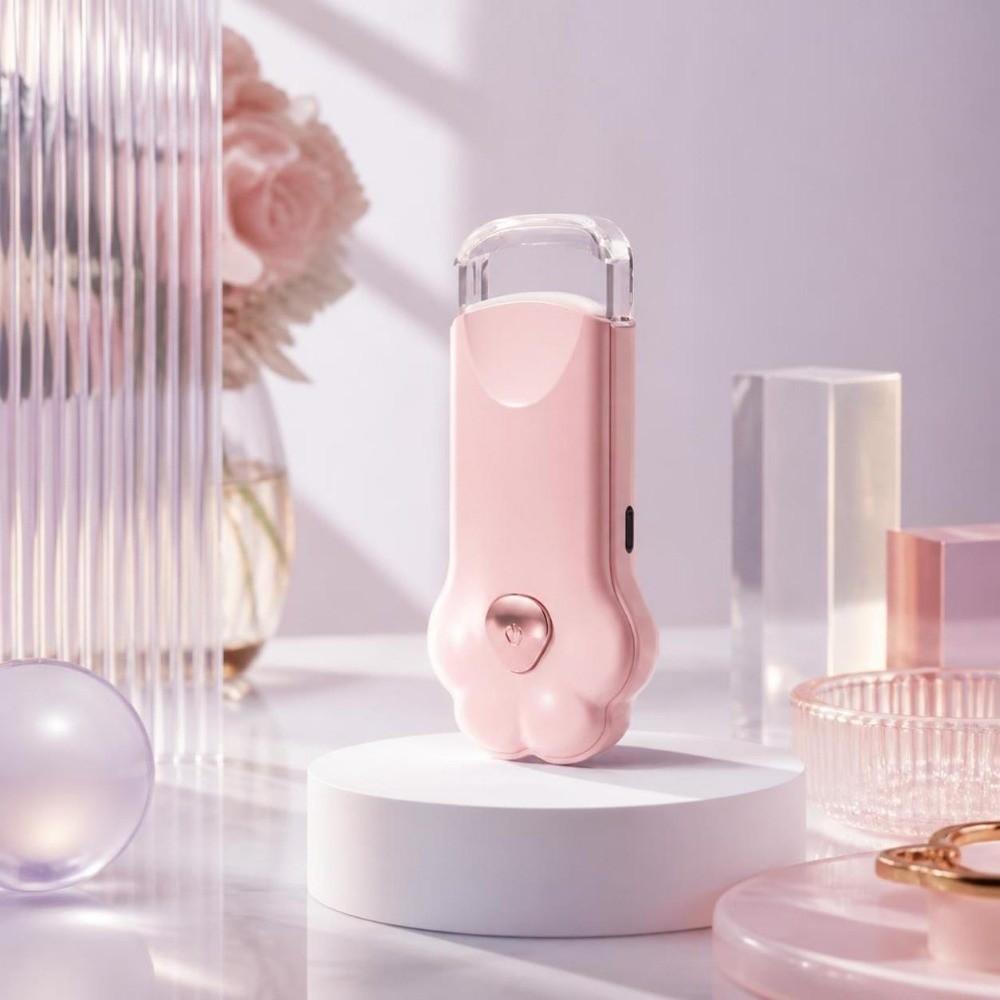 USB Charging Rechargeable Eyelash Curler Quick Heating Eyelash Perm Device Heat Resistant
