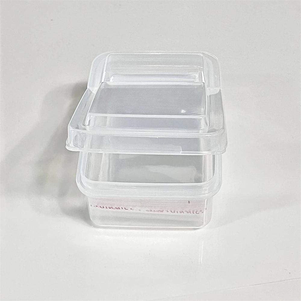 

1 шт. Контейнер для коллекции Пластиковый прозрачный ящик для хранения Маленький прозрачный ящик для хранения с крышкой Аксессуары для отделки ювелирных изделий
