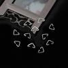 100 Pieces Alloy for Triangle Open Jump Ring Split Ring For Jewelry Making Acces