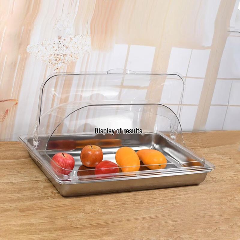 Youde Stainless Steel Food Dust Cover with Transparent Flip Lid
