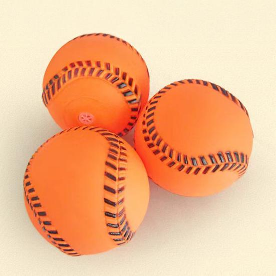 Vinylová Baseballová Pískací Hračka pro Psa Odolná proti Kousnutí Interaktivní Hračka pro Mazlíčky Malé Střední Velké Psy Hračka na Prořezávání Zubů Čistící Hračka