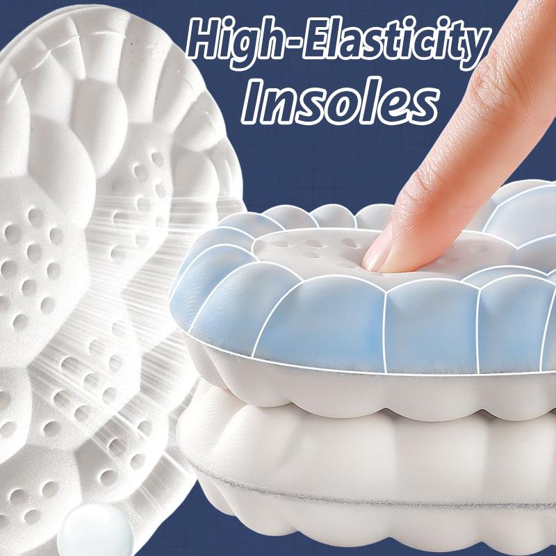 4D Latex Sport Einlegesohlen Super Weiche Hohe Elastizität Schuh Pads Anti-schmerzen Deodorant Kissen Arch Support Laufende Einlegesohlen Fuß einlegesohle