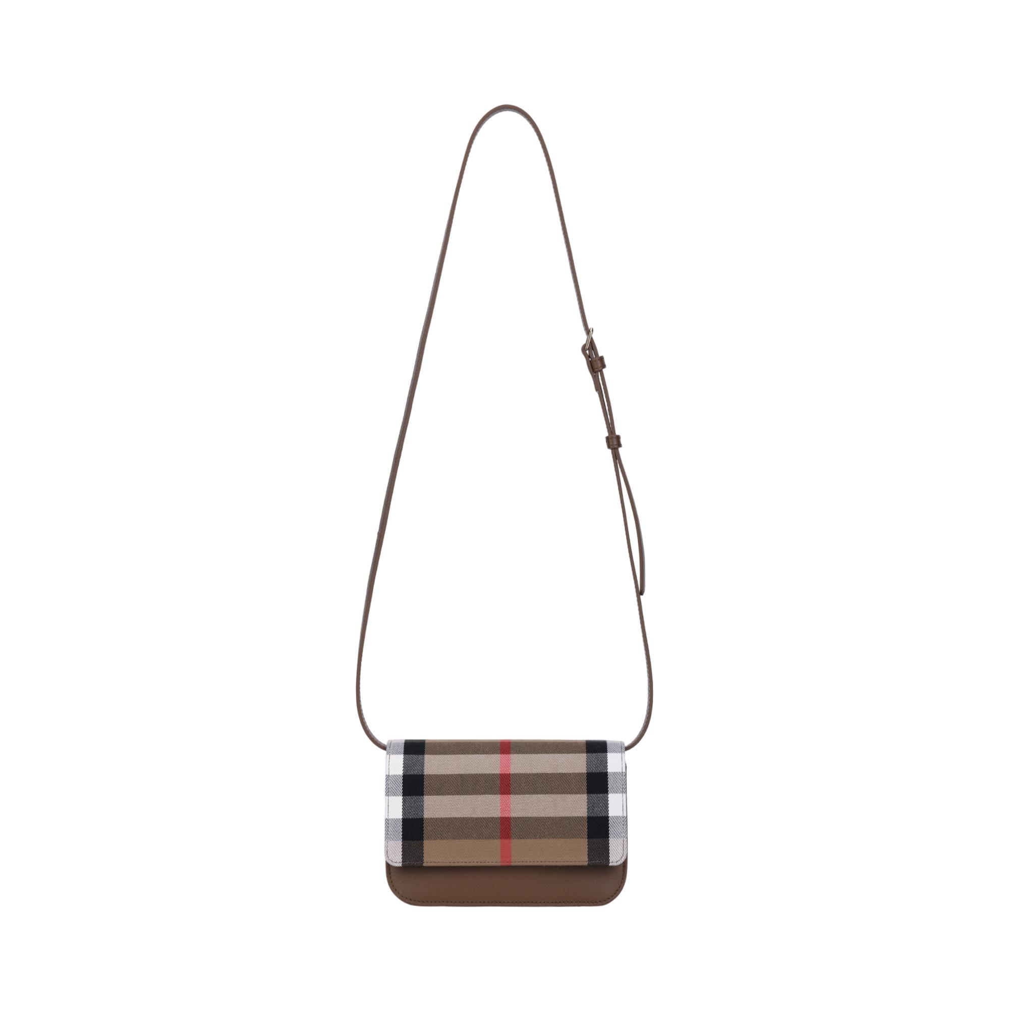 

Сумка через плече Burberry з перевіреним дизайном, регульованим знімним плечовим ременем, зі шкіри, маленька, жіноча, коричнева 80844921 Basic Set (Bag+Dust Bag)