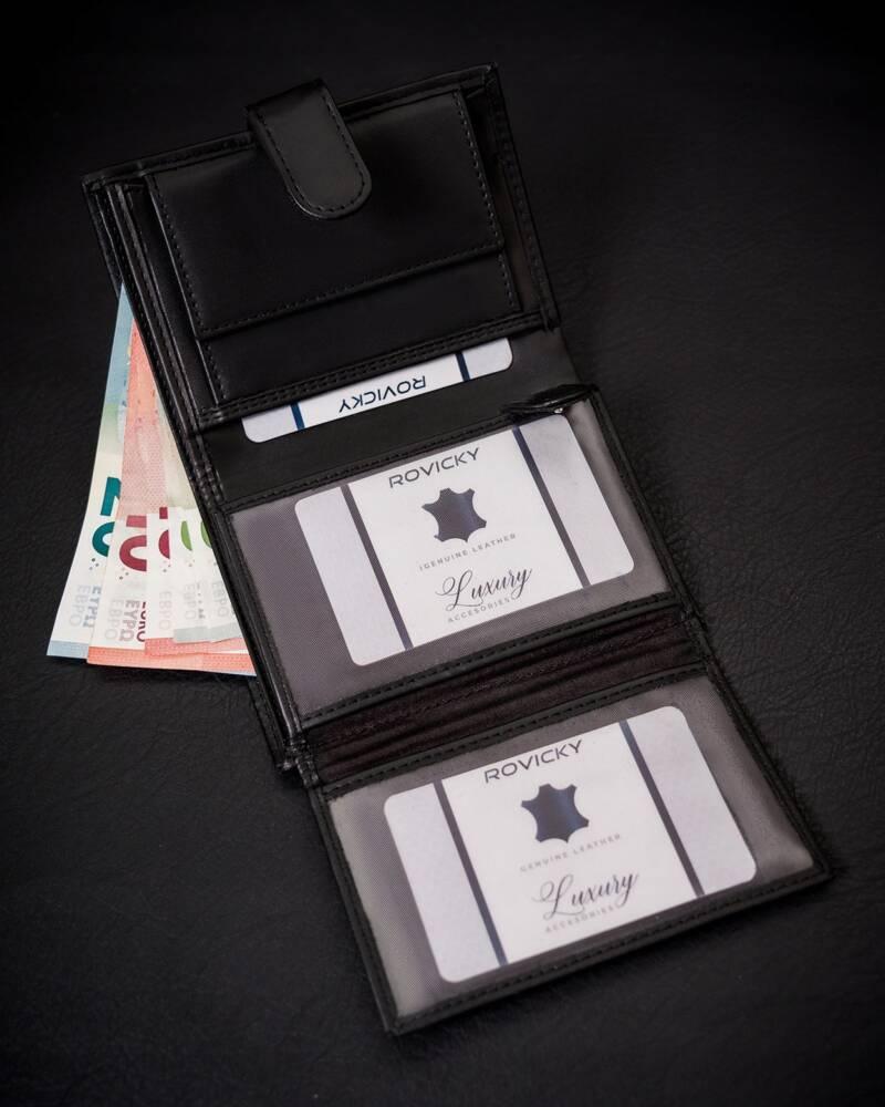 Large men's wallet made of eco-leather - 4U Cavaldi