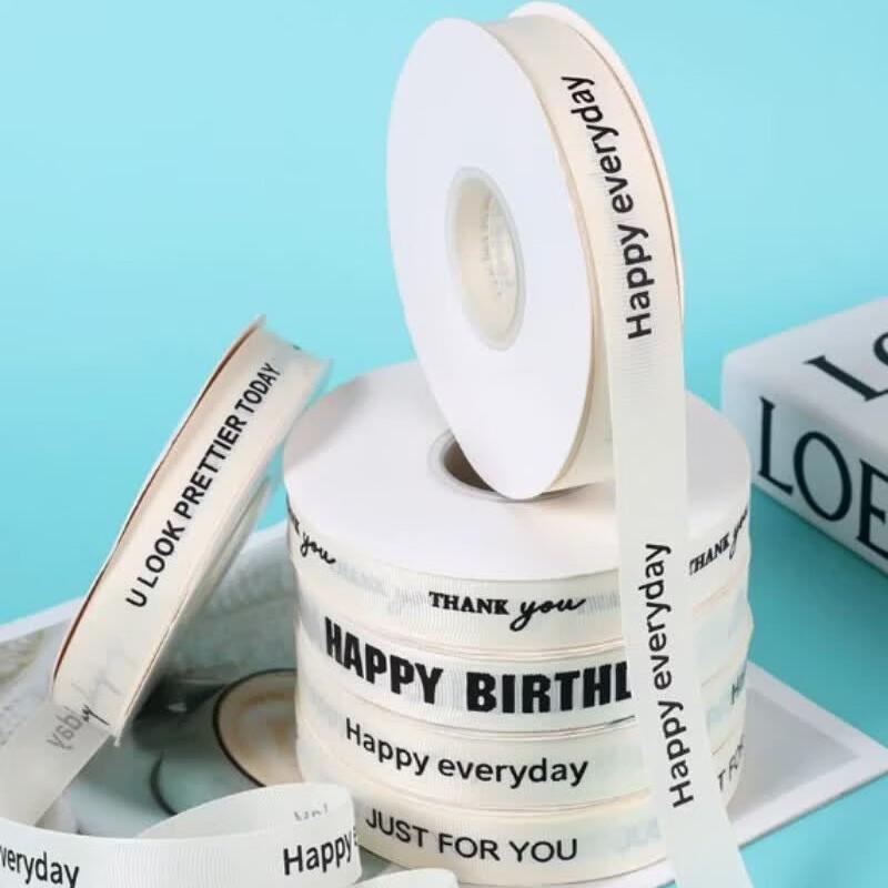 SIVIR Happy Birthday Gift Packaging Ribbon
