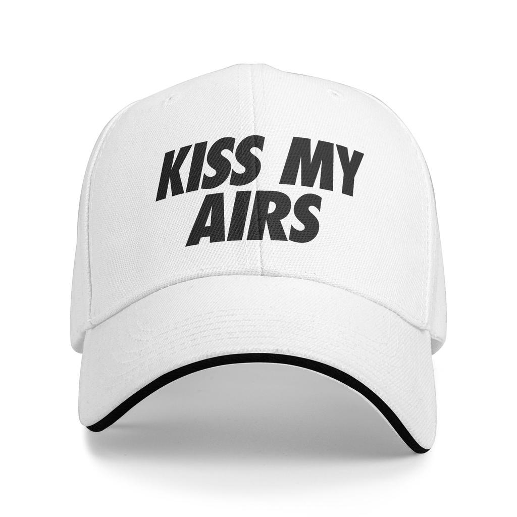 Personalized Classic Kiss My Airs Baseball Cap for Unisex Women Adjustable Adult Dad Hat Summer Sun Hat