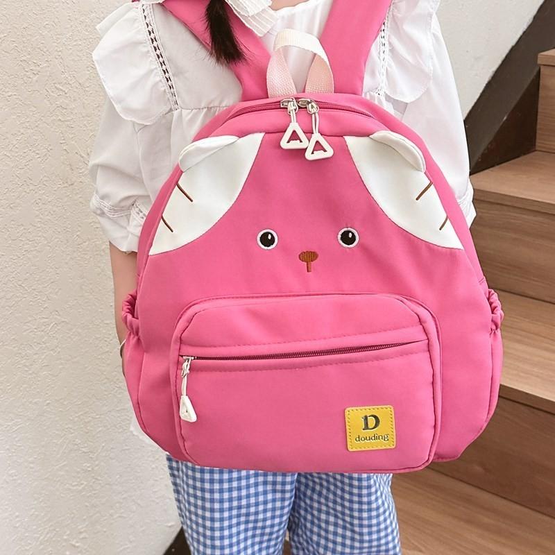 Adorable Cartoon Nylon Backpack For Kids With Lightweight Design
