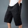 Leichte lässige Herren-Cargo-Shorts mit mehreren Taschen, Kordelzug in der Taille, lockere Passform für Outdoor-Aktivitäten und den täglichen Gebrauch