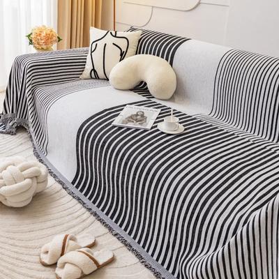 Nordic Tassel Throw Blanket Four Season Sofa Cover Dust Anti-cat Scratch Protection Cover Sofa Blanket Carpet Travel Rug Tassels