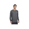 Therma-Fit Adv Running Division Comfortable Warm Soft Raglan Long Sleeve T-Shirt Men Tops Black Iron-Gray FZ1126-010