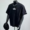 A Heavy Cotton T-Shirt Casual And Versatile Simple Print Solid Color Male And Female Couple Fashion Transparent