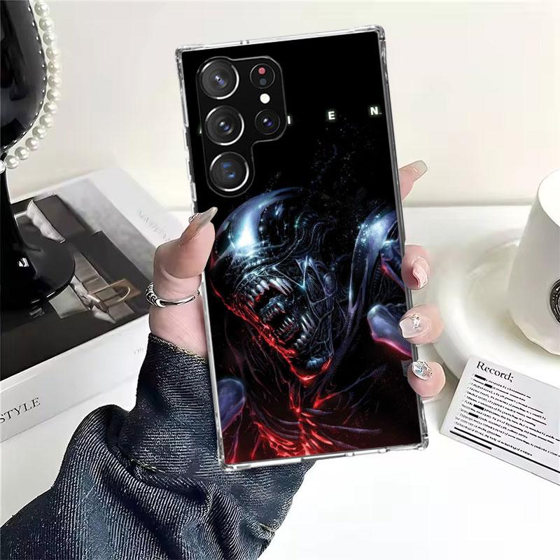 Cool A-Alien X-Xenomorph Soft Phone Case For Samsung Galaxy S22 S23 S24 S25 Edge S26 Ultra S20 FE S21 Plus + Fundas Coque Galaxy