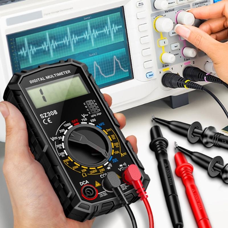 ANENG Multimeter Tester for Voltage Resistance Diode Test Battery Operated(NOT Included)