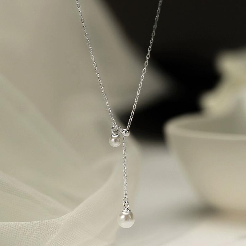 

Жемчужное колье женское элегантное ретро высококлассное чувство дизайна ins холодный стиль колье женское