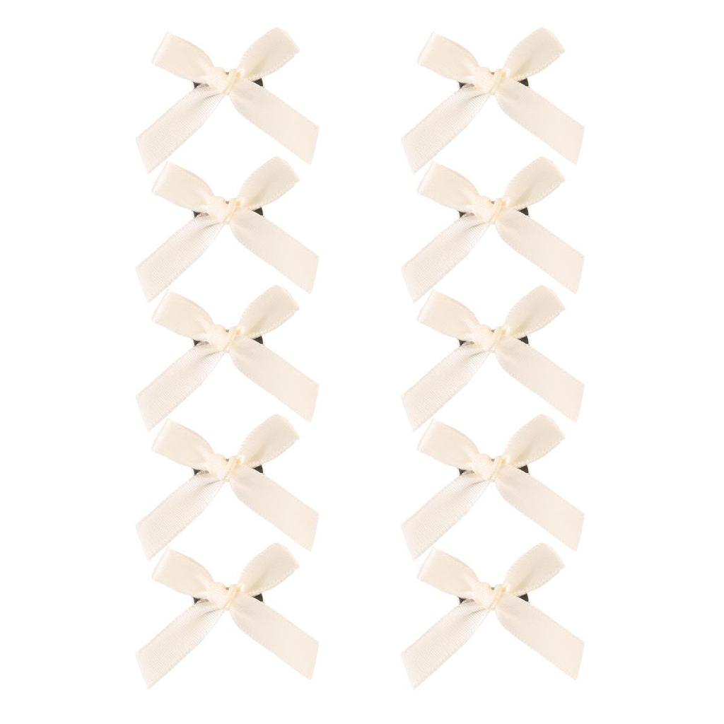 Ballet Style 4cm Bow Duckbill Clip: Dopamine Sweet Braided Hair Accessory