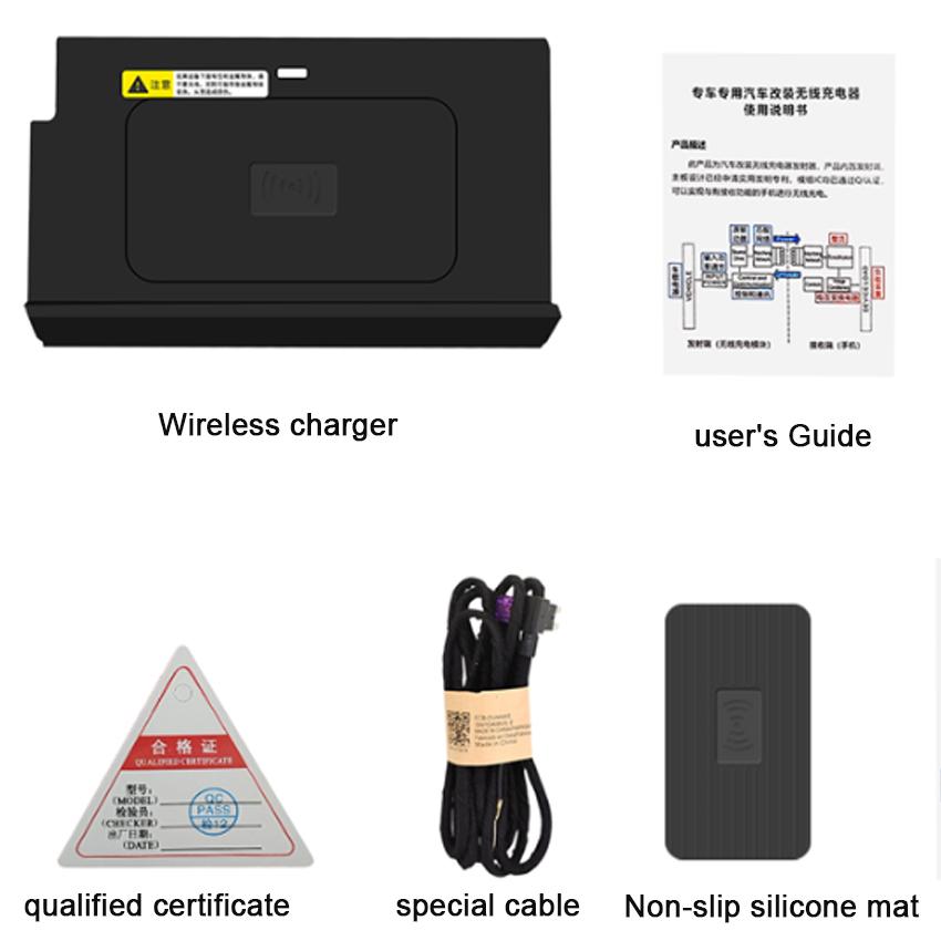 

Автомобильное беспроводное зарядное устройство QI для Mercedes-Benz MB GL GLE GLS 2020 2021 2025 Беспроводное зарядное устройство для телефона Зарядка держателя телефона Аксессуары