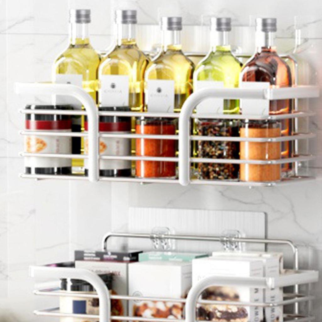 Bathroom Storage Load-Bearing No Drilling Organizer Shelf For Shower For Kitchen Hotel Dormitory Restaurant Apartment Towels