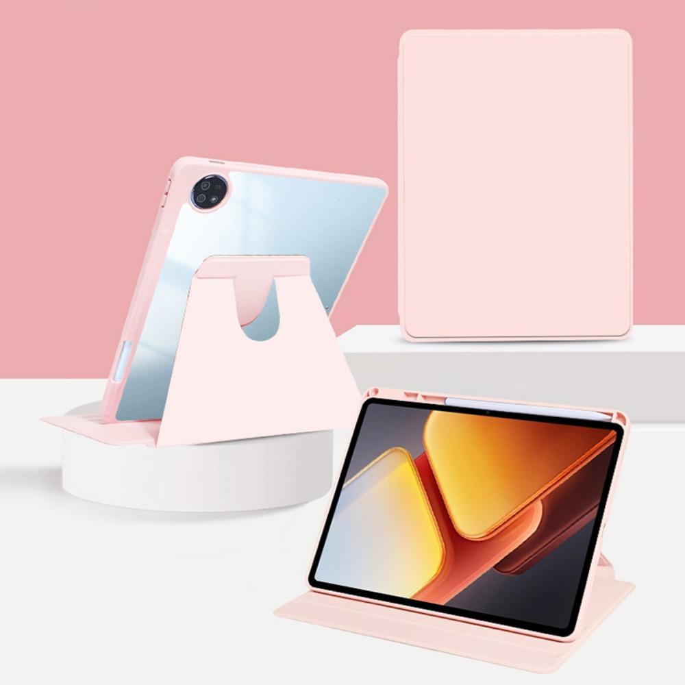 For ViVoPad SE Case Rotating 360 Leather Stand Cover for Pad5Pro Air Acrylic Book Style 12.13 Inch