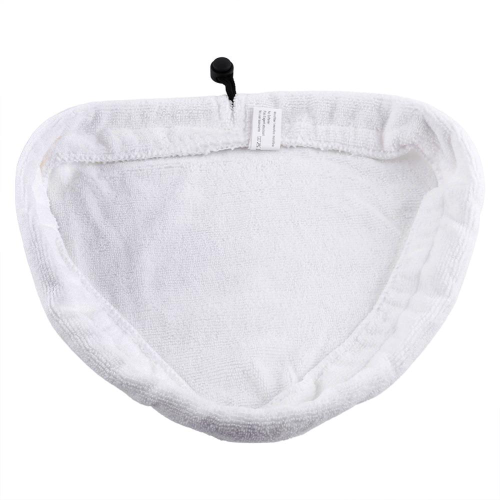 4pcs White Replacement Mop Pads Triangular Shape Microfiber Cleaning Pads  Steam Cleaning