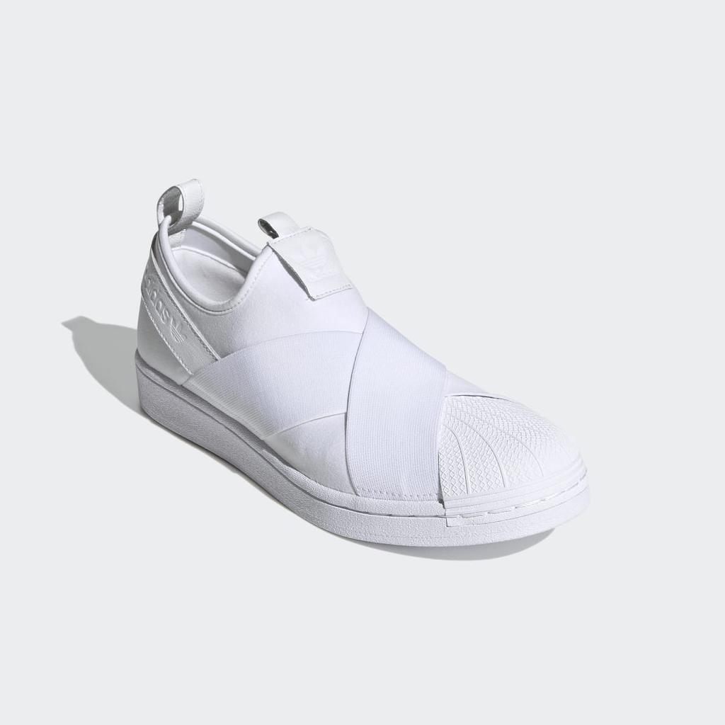 adidas SST Slip-On FW7052 Unisex Originals Sneakers Cloud White / Cloud White / Cloud White