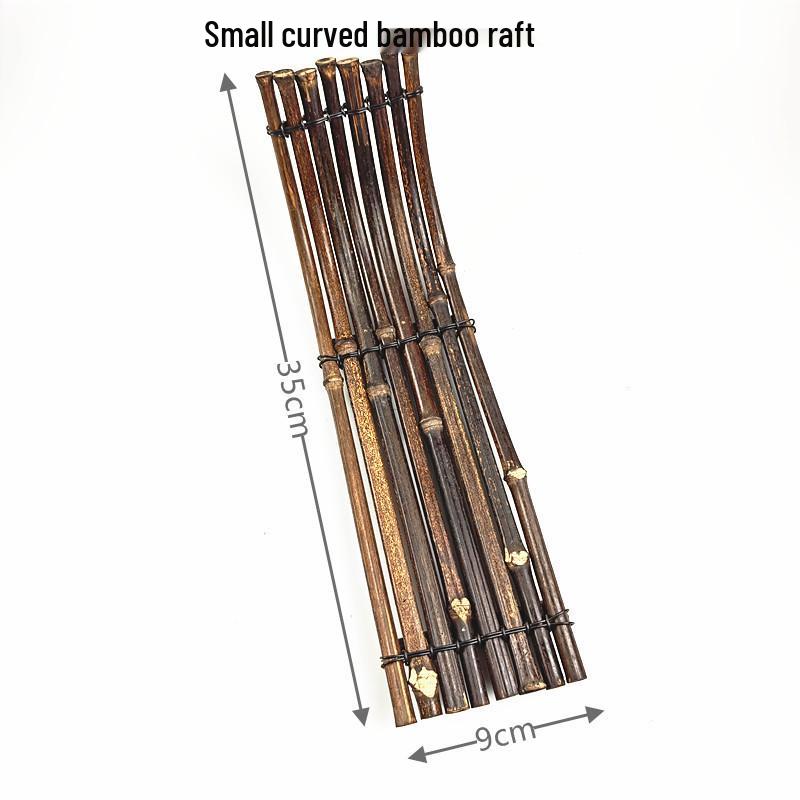 Sashimi & Seafood Bamboo Raft Decoration – Perfect for Hot Pot, Beef, BBQ, and Plating