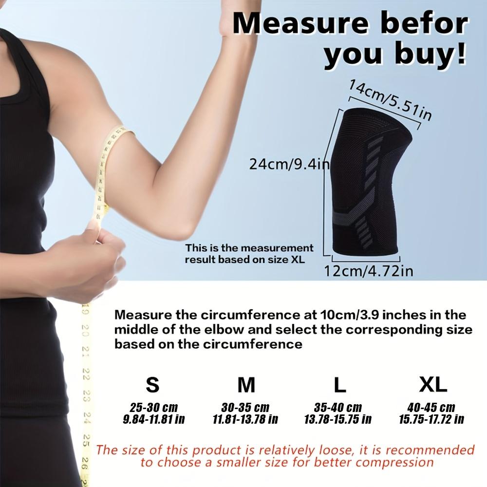 1-Pack Knitted Elastic Elbow Support for Running and Fitness | Breathable