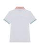 Chuku Chu Line Back Mesh Collar Short Sleeve Top (White) Cbfss-Ts006W