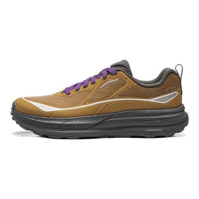 Li Ning Outdoor CF Tracing, Inter Industry Cushioning Rebound Low Top Hiking Shoes Men's Longan Umber AHTW011-3