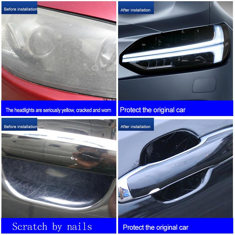 Voor Volvo XC60 XC90 XC40 V90 V60 S60 S90 Accessoires TPU Speciale autoraam Auto zijstijl Transparante Beschermfolie Sticker