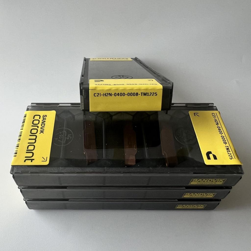 SANDVIK / C2I-H2N-0400-0008-TM 1225 / Original Swedish hard alloy blade 5 Pcs