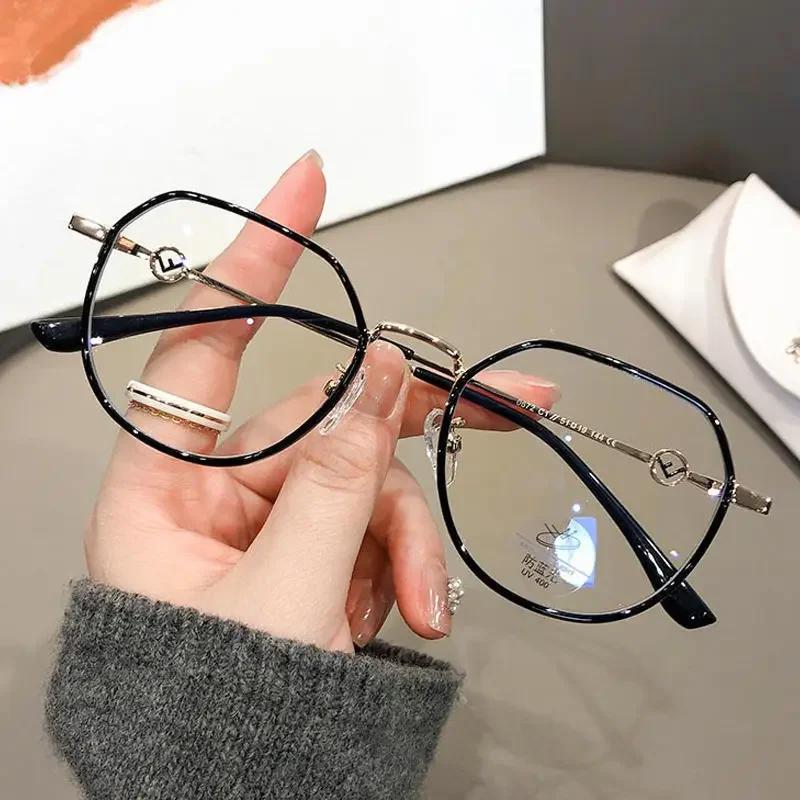 New Myopia Glasses Finished Products Retro Fashion Eyeglass Frame -1.0 To -6.0 Reading Glasses