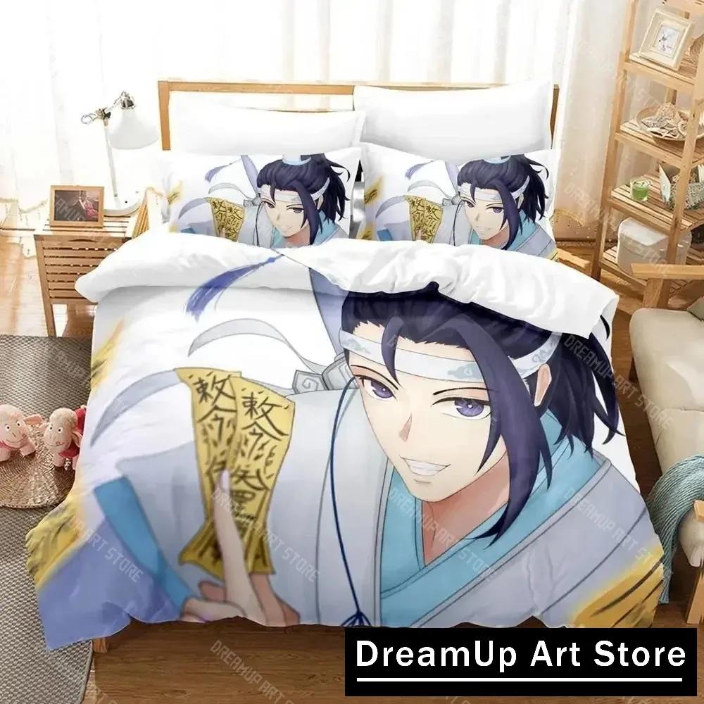 New Mo Dao Zu Shi The Grandmaster Of Demonic Cultivation Bedding Set Anime Three-Piece Set Adult Kid Bedroom Duvet Cover Sets