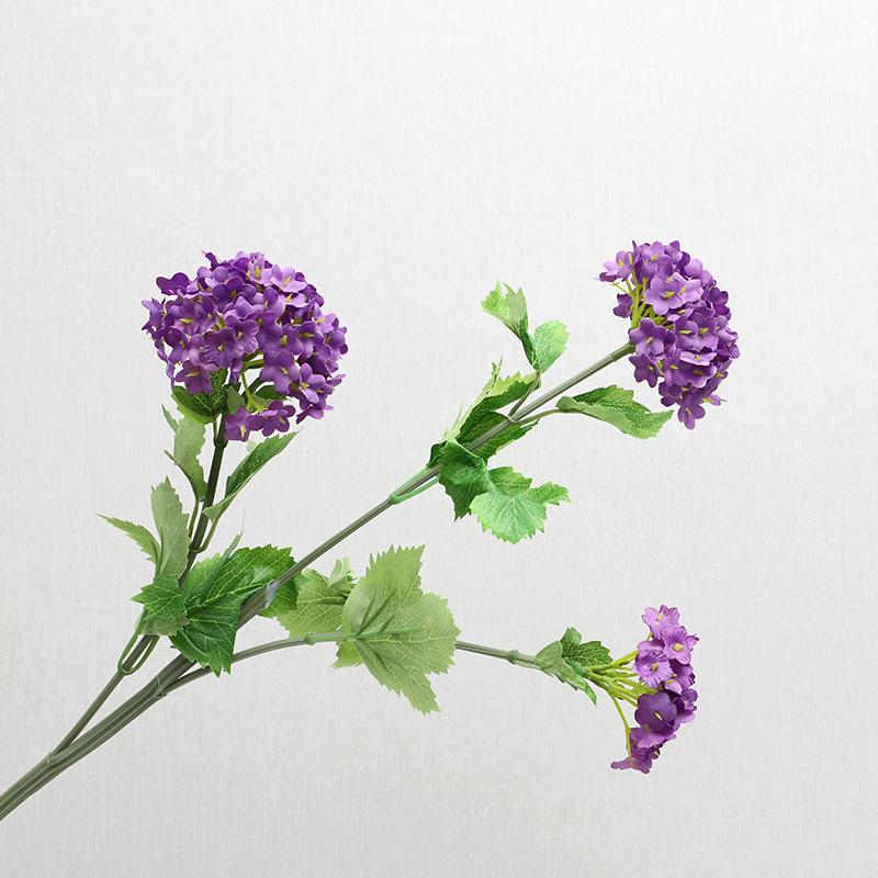 

Имитация гортензии, украшение для гостиной, искусственный цветок, имитация букета, украшение для свадьбы 70cm темно-фиолетового