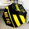 Aik Crest Umbrella Folding Umbrella, Automatic Umbrella 8-Frame for Travel, Camping Use Gift for Halloween Christmas