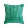 Supersoft Corduroy Cushion Cover Solid Striped Throw Pillow Covers Decorative Pillow Case for Sofa Bed Living Room Decoration