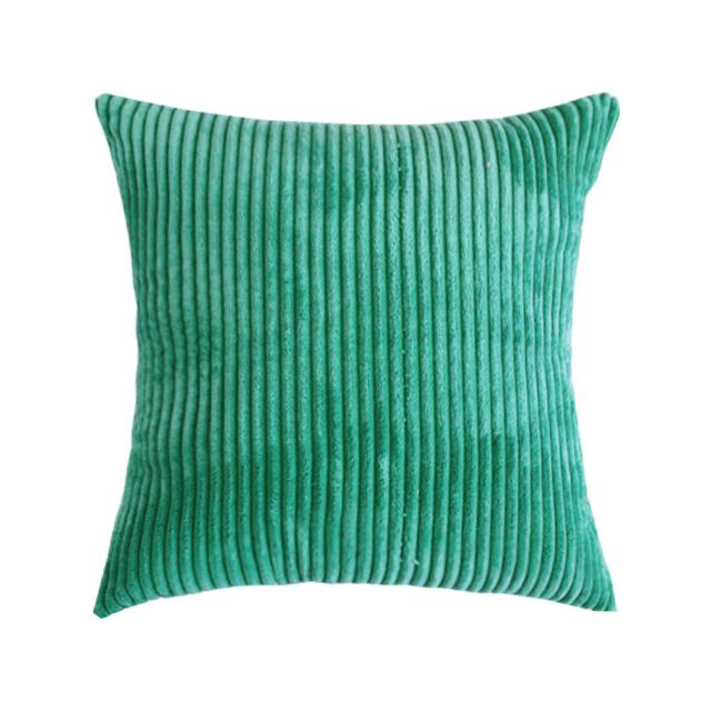 Supersoft Corduroy Cushion Cover Solid Striped Throw Pillow Covers Decorative Pillow Case for Sofa Bed Living Room Decoration