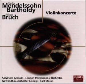 

CD ACCARDO (SALVATORE), MENDELSSOHN, B - Mendelssohn: Violin Concerto PHCP9690 Japan Classical Used