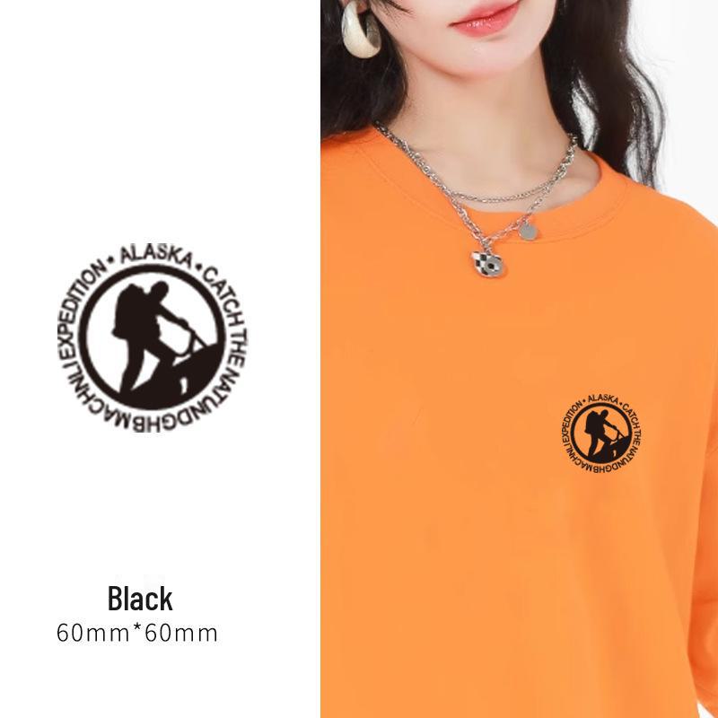 New Heat Transfer Stickers: Decorative Patterns for Couple's T-Shirts