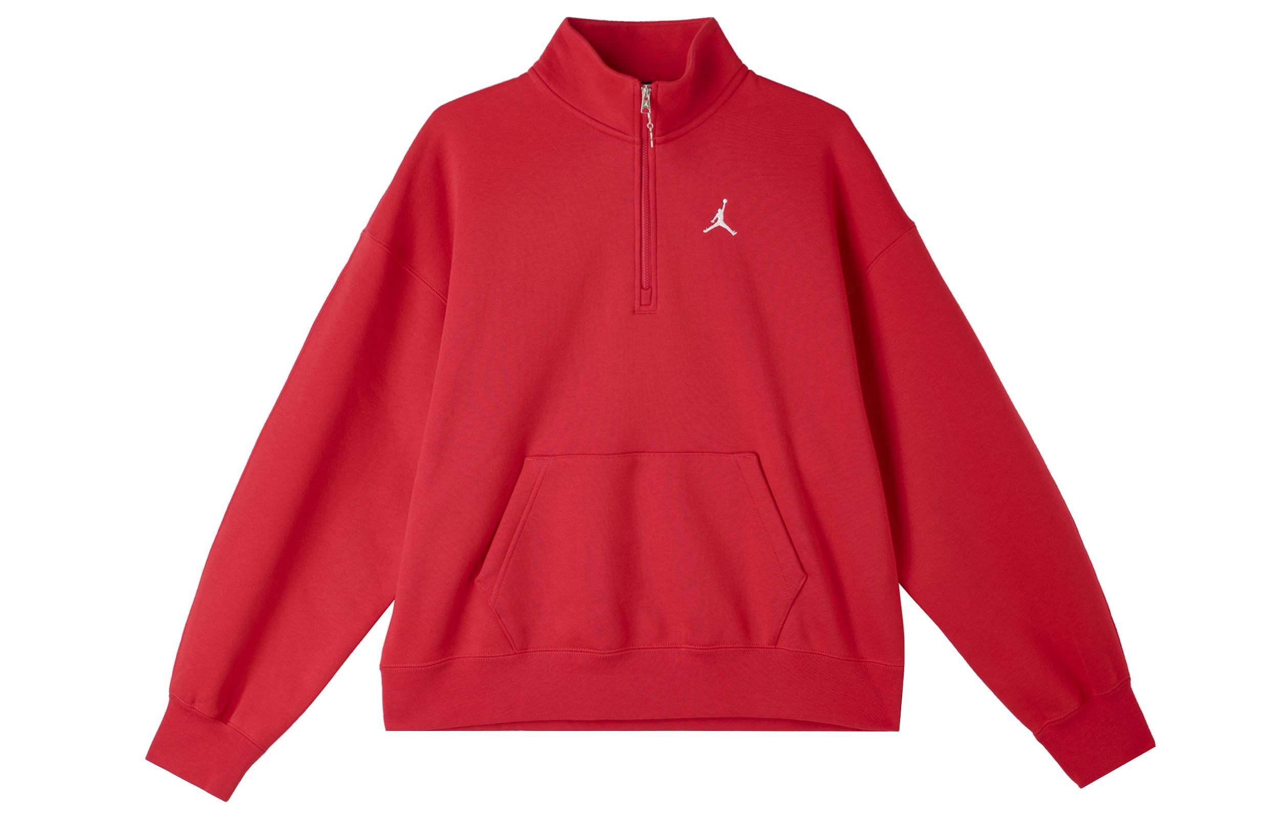 Jordan As W J Flt Flc QTR ZIP GCEL Sweatshirt Women s Red IB5602-657 M