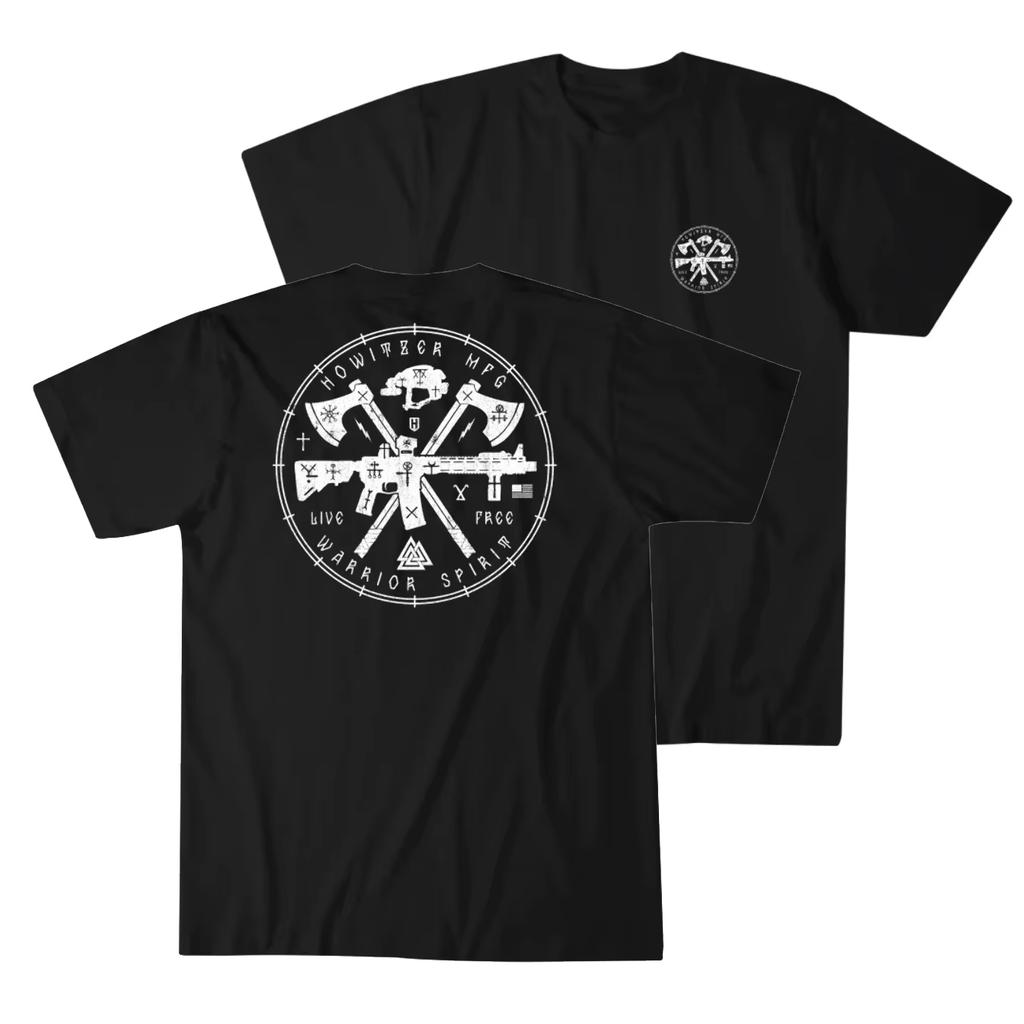 Til Valhalla Warrior Tactical T-Shirt Men Vi King Spirit O-Neck Short Sleeve Cotton Tops Clothing Summer Casual Men‘s T Shirt