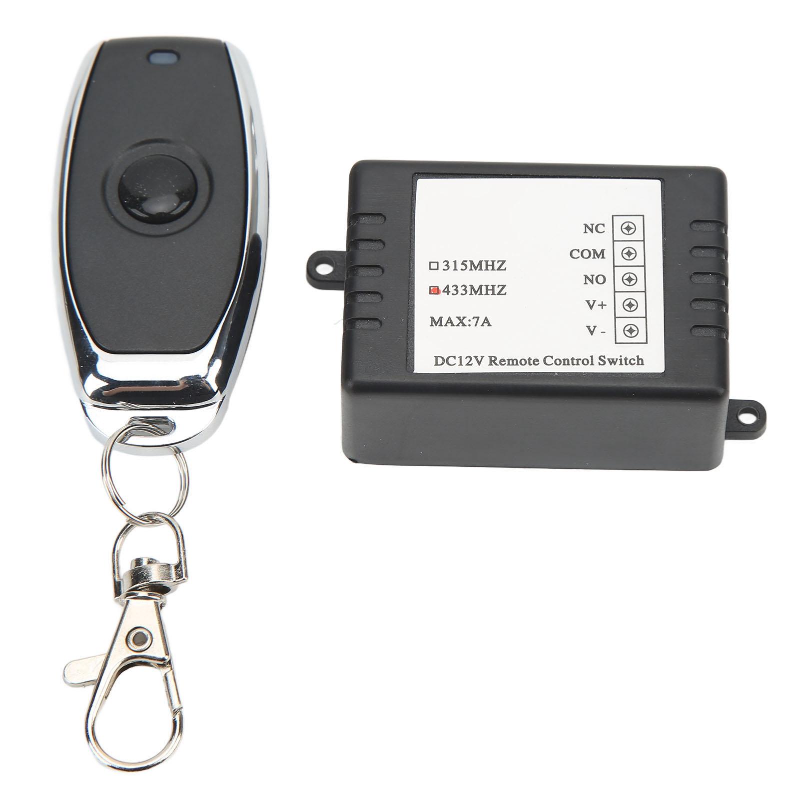 

DC12V Пульт дистанционного управления Выключатель отключения батареи Черный корпус Портативный Компактный размер Одинарный