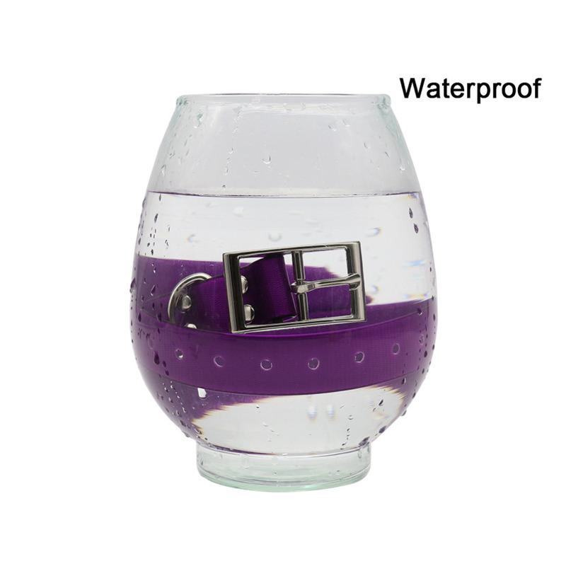 Petshop Dog Collar TPU+Nylon Waterproof Deodorant Resistant Dirt Easy Clean Collars 7 Colors for Small Big Dog Accessories