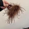 Feather Claw Clip: High-End Bow Hair Accessory for Fashionable, Trendy Looks