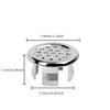 3pcs Sink Drain Ring Bathroom Sink Strainer Kitchen Water Filter Ring Anti Clogging Sink Accessory