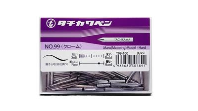 Tachikawa Penneblæk T99 Rund Blækpakke med 100 T99100