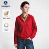 Navigare Women's Pure Wool Hooded Casual Jacket